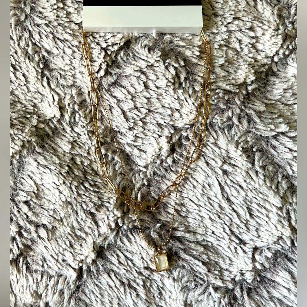 Nine West layered necklaces